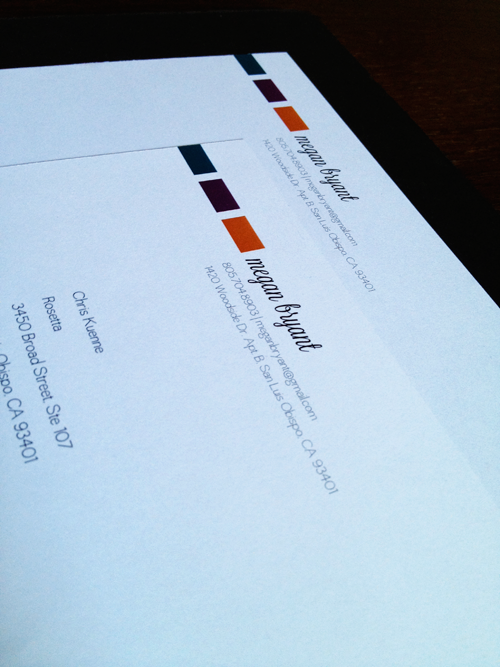 Personal Identity Letterhead